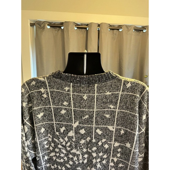 Angels Flight Men's Vintage Acrylic Stripe Sleeve Pullover Sweater Sz 1X Big XL - Picture 3 of 11